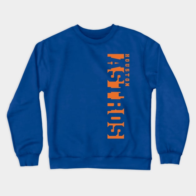 Astros Houston Crewneck Sweatshirt by Nagorniak